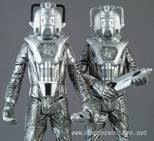 Cyber Leader & Cyberman Silver Nemesis